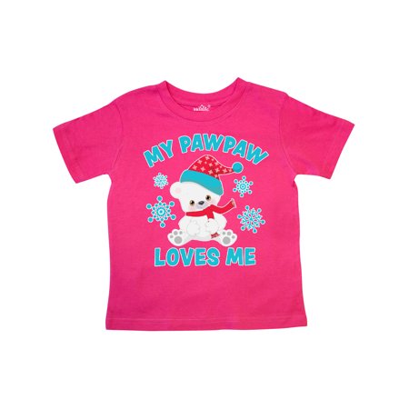 Inktastic Polar Bear My Pawpaw Loves Me in Santa Hat with Snowflakes Gift Toddler Boy or Toddler Girl T-Shirt
Inktastic Polar Bear My Pawpaw Loves Me in Santa Hat with Snowflakes Gift Toddler Boy or Toddler Girl T-Shirt