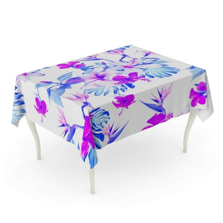 SIDONKU Blue Flowers Pattern Clip Collage Beautiful Artistic Tropical Tablecloth Table Desk Cover Home Party Decor 60x84 inch
SIDONKU Blue Flowers Pattern Clip Collage Beautiful Artistic Tropical Tablecloth Table Desk Cover Home Party Decor 60x84 inch