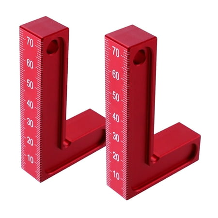 OOKWE 90 Degree Alloy Tool L Shape Corner Clamping Square Right Angle Clamps Ruler
OOKWE 90 Degree Alloy Tool L Shape Corner Clamping Square Right Angle Clamps Ruler