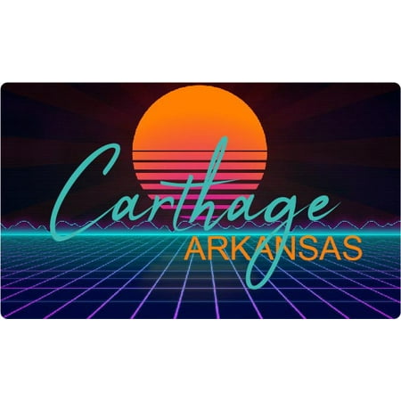 Banquete Texas 4 X 2.25-Inch Fridge Magnet Retro Neon Design