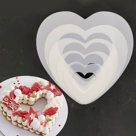 Tuelaly Cake Mold Exquisite High Quality Easy to Demould Heart Shape Non-stick Epoxy Craft Mould Baking Accessories
Tuelaly Cake Mold Exquisite High Quality Easy to Demould Heart Shape Non-stick Epoxy Craft Mould Baking Accessories