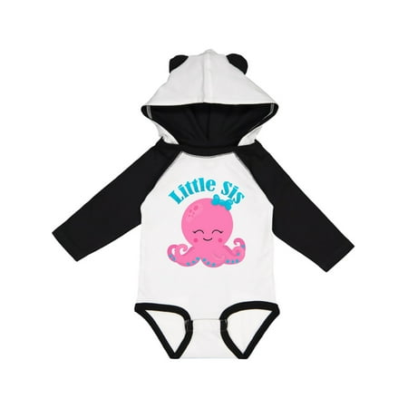Inktastic Cute Octopus Little Sis Gift Baby Girl Long Sleeve Bodysuit 
Inktastic Cute Octopus Little Sis Gift Baby Girl Long Sleeve Bodysuit