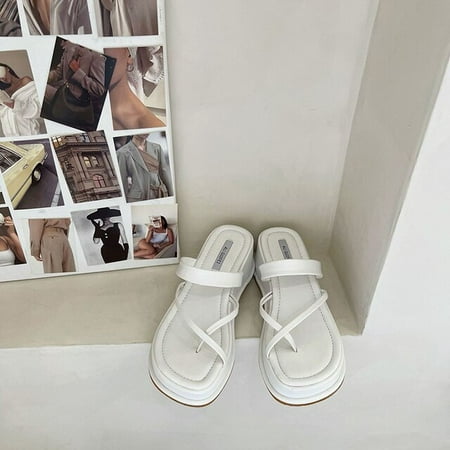 Summer Platform Women Slippers Clip Toe Slip On Shoes Ladies Casaul Wedges Female Outdoor Party Slides White sandalias mujer
Summer Platform Women Slippers Clip Toe Slip On Shoes Ladies Casaul Wedges Female Outdoor Party Slides White sandalias mujer