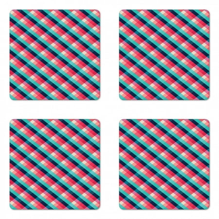 Geometric Coaster Set of 4 Diagonal Grid Style Rhombuses with Different Colors Abstract Shapes Illustration Square Hardboard Gloss Coasters Standard Size Multicolor by Ambesonne
Geometric Coaster Set of 4 Diagonal Grid Style Rhombuses with Different Colors Abstract Shapes Illustration Square Hardboard Gloss Coasters Standard Size Multicolor by Ambesonne