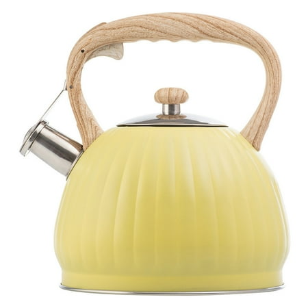 Sardfxul Stainless Steel Material Heating Water Kettle Stovetop Whistling Tea Pot 3.5L Pumpkin Shape Gift for Housewarming Friend
Sardfxul Stainless Steel Material Heating Water Kettle Stovetop Whistling Tea Pot 3.5L Pumpkin Shape Gift for Housewarming Friend