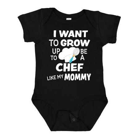 Inktastic I Want to Grow Up to Be a Chef Like My Mommy Gift Baby Boy or Baby Girl Bodysuit 
Inktastic I Want to Grow Up to Be a Chef Like My Mommy Gift Baby Boy or Baby Girl Bodysuit