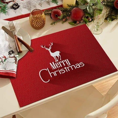 Edikesy Big Sale Christmas Decorations Christmas Decor Waterproof Red Christmas Placemats For Dining Table 32 X 21 Cm Seasonal Winter Xmas Snowflakes Holiday Washable Table Mats
Edikesy Big Sale Christmas Decorations Christmas Decor Waterproof Red Christmas Placemats For Dining Table 32 X 21 Cm Seasonal Winter Xmas Snowflakes Holiday Washable Table Mats