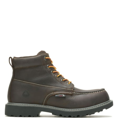 Wolverine Floorhand Moc-Toe 6 Steel-Toe Work Boot Men Dark Brown