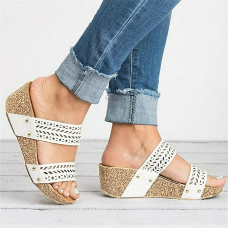 Tangnade Womens Slippers Summer Slip-On Wedges Hollow Out Beach Open Toe Breathable Sandals Shoes
Tangnade Womens Slippers Summer Slip-On Wedges Hollow Out Beach Open Toe Breathable Sandals Shoes