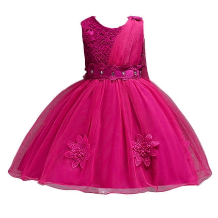 TUOBARR Dress for Toddler Girl Net Yarn Embroidery Flowers Mesh Birthday Party Gown Long Dresses Hot Pink
TUOBARR Dress for Toddler Girl Net Yarn Embroidery Flowers Mesh Birthday Party Gown Long Dresses Hot Pink