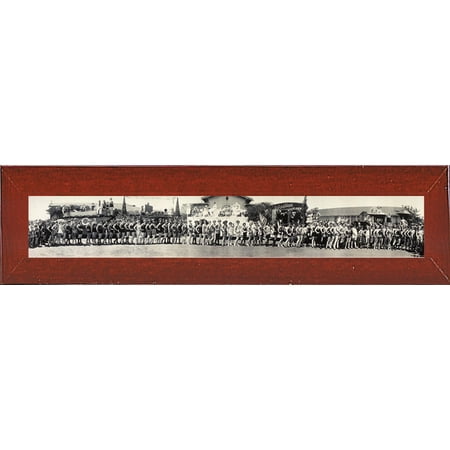 Beauty Contest-MINPHO117714 Print 3"x20" by Mindy Sommers - Photography in a Affordable Red Mahogany Medium