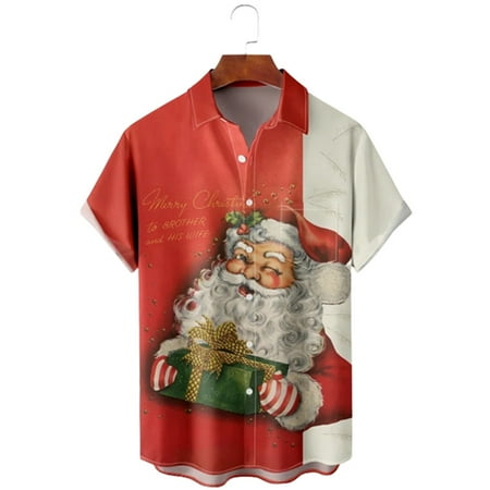 MLFU Men Christmas Button Up Hawaiian Shirts Quick Dry Soft Apparel for Toddler Adults
MLFU Men Christmas Button Up Hawaiian Shirts Quick Dry Soft Apparel for Toddler Adults