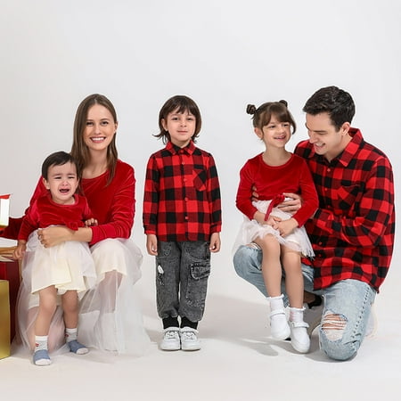 Dezsed Family Christmas Matching Pajamas Clothes Set Baby Boy Clothes Clearance Boys Christmas Fashion Cute Lattice Shirt Top Long Sleeves Family Parent-child Wear Boy Xmas Gift
Dezsed Family Christmas Matching Pajamas Clothes Set Baby Boy Clothes Clearance Boys Christmas Fashion Cute Lattice Shirt Top Long Sleeves Family Parent-child Wear Boy Xmas Gift