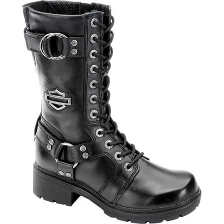 Women s Harley-Davidson Eda Black Leather 9 M