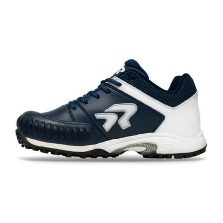 Softball Shoes Ringor Flite Softball Turf Shoes w/ Pitching Toe Women s -Navy