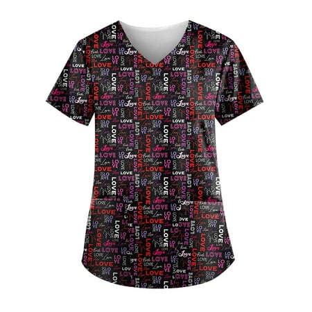 netehipn Womens Scrub Tops Print Scrubs for Women Cute Animal Love Heart Floral Print Scrubs Tops Purple XL
netehipn Womens Scrub Tops Print Scrubs for Women Cute Animal Love Heart Floral Print Scrubs Tops Purple XL