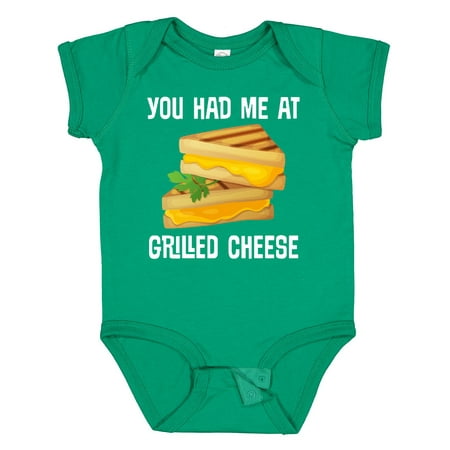 Inktastic You Had Me at Grilled Cheese Sandwich Gift Baby Boy or Baby Girl Bodysuit