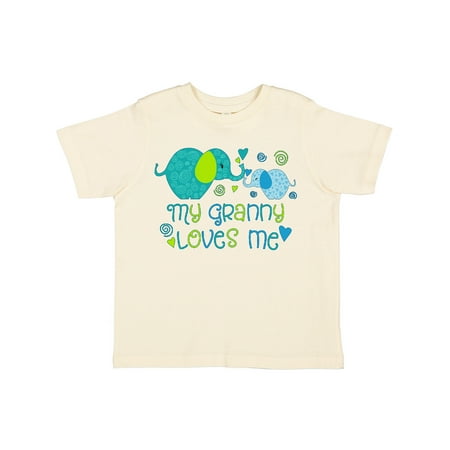 Inktastic My Granny Loves Me- Cute Elephants Gift Toddler Boy or Toddler Girl T-Shirt
Inktastic My Granny Loves Me- Cute Elephants Gift Toddler Boy or Toddler Girl T-Shirt