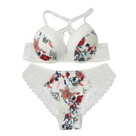 Gyouwnll Sexy Embroidery Lace Extreme Padded Push Up Underwear Bra Set Bra Sets White 80E
Gyouwnll Sexy Embroidery Lace Extreme Padded Push Up Underwear Bra Set Bra Sets White 80E