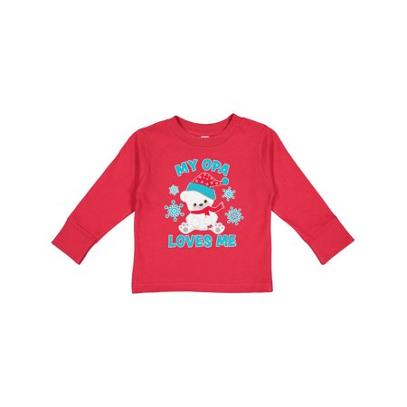 Inktastic Polar Bear My Opa Loves Me in Santa Hat with Snowflakes Gift Toddler Boy or Toddler Girl Long Sleeve T-Shirt
Inktastic Polar Bear My Opa Loves Me in Santa Hat with Snowflakes Gift Toddler Boy or Toddler Girl Long Sleeve T-Shirt