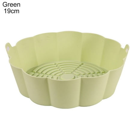 Air Frying pan Silicone Pad Easy To Clean Durable Reusable High Temperature Pad Multifunctional Silicone Baking Pan Cake Cooking And Baking Tool 19CM GREEN
Air Frying pan Silicone Pad Easy To Clean Durable Reusable High Temperature Pad Multifunctional Silicone Baking Pan Cake Cooking And Baking Tool 19CM GREEN