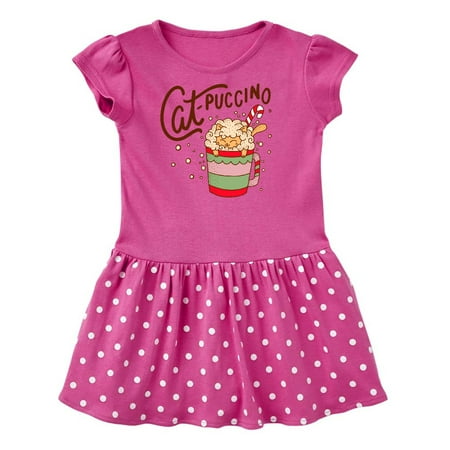 Inktastic Christmas Cat-Puccino in Coffee Mug with Candy Cane Gift Toddler Girl Dress 
Inktastic Christmas Cat-Puccino in Coffee Mug with Candy Cane Gift Toddler Girl Dress