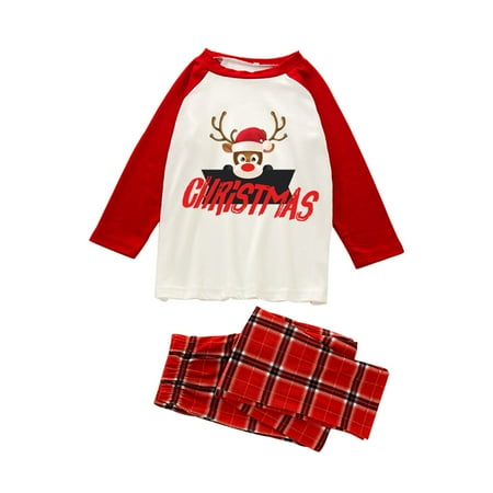 KEJIG Stylish Christmas Children Kids Print Blouse Tops And Pants Xmas Family Clothes Pajamas
KEJIG Stylish Christmas Children Kids Print Blouse Tops And Pants Xmas Family Clothes Pajamas