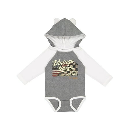 Inktastic Vintage Wheels over top American Racing Flag Gift Baby Boy or Baby Girl Long Sleeve Bodysuit
Inktastic Vintage Wheels over top American Racing Flag Gift Baby Boy or Baby Girl Long Sleeve Bodysuit