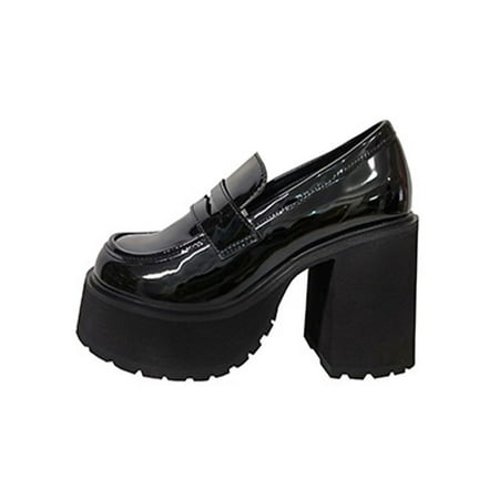 Wazshop Ladies Loafers Slip On Leather Shoes Comfort Pumps Lightweight Chunky Casual Shoe Women Platform Retro Black 6
Wazshop Ladies Loafers Slip On Leather Shoes Comfort Pumps Lightweight Chunky Casual Shoe Women Platform Retro Black 6