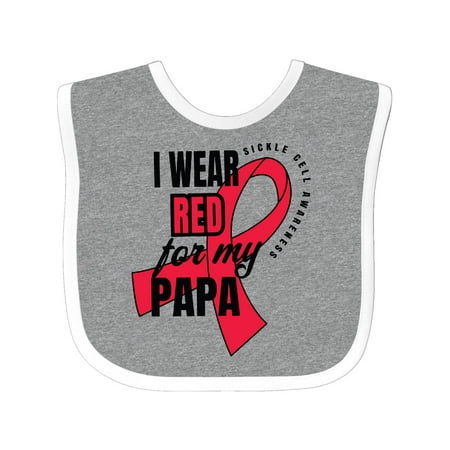 Inktastic Sickle Cell Awareness I Wear Red For My Papa Gift Baby Boy or Baby Girl Bib
Inktastic Sickle Cell Awareness I Wear Red For My Papa Gift Baby Boy or Baby Girl Bib
