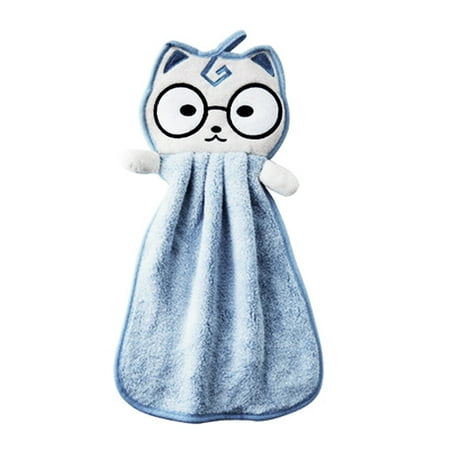Cute Cartoon Thickened Towel Kitchen Hanging Hand Water Absorbent Towel Quick-dry(Blue)
Cute Cartoon Thickened Towel Kitchen Hanging Hand Water Absorbent Towel Quick-dry(Blue)