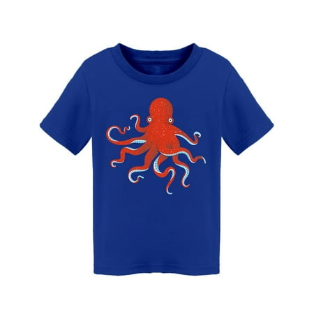 Red Octopus Creature T-Shirt Toddler -Image by Shutterstock 4 Toddler