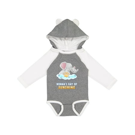 Inktastic Nonna s Ray Of Sunshine Cute Elephants Rainclouds and Sun Gift Baby Boy or Baby Girl Long Sleeve Bodysuit
Inktastic Nonna s Ray Of Sunshine Cute Elephants Rainclouds and Sun Gift Baby Boy or Baby Girl Long Sleeve Bodysuit