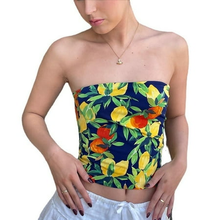 Sleeveless Tops For Women Women s Summer Personalized Flower Print Bra Backless Vest Top T-shirt Basic Tees For Women Blue S
Sleeveless Tops For Women Women s Summer Personalized Flower Print Bra Backless Vest Top T-shirt Basic Tees For Women Blue S