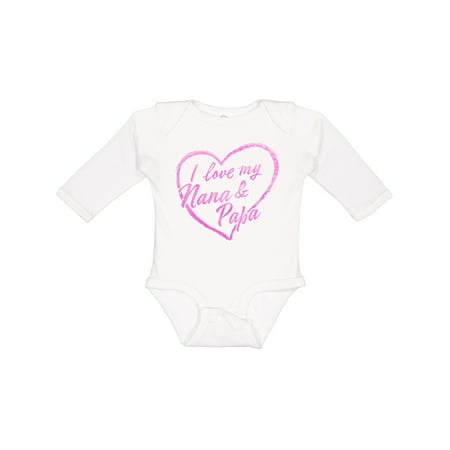 Inktastic I Love My Nana and Papa in Pink Chalk Heart Boys or Girls Long Sleeve Baby Bodysuit
Inktastic I Love My Nana and Papa in Pink Chalk Heart Boys or Girls Long Sleeve Baby Bodysuit