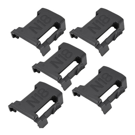 5 Pcs Battery Holder Wall Battery Mounts for 18V Battery Used As a Dust Cover Light and Portable Black
5 Pcs Battery Holder Wall Battery Mounts for 18V Battery Used As a Dust Cover Light and Portable Black