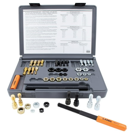 Lang Tools 971 Fractional Sae And Metric Thread Restorer 48-piece Kit