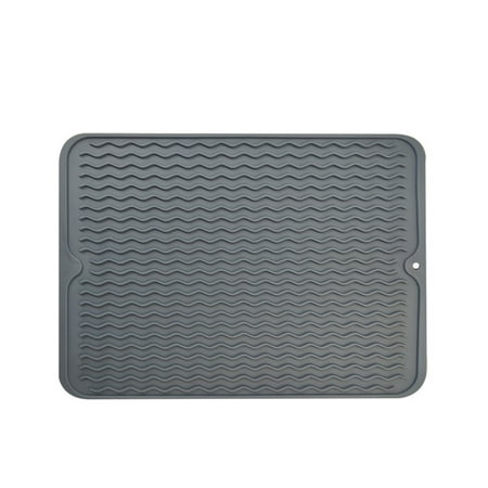 Genuiskids Silicone Dish Drying Mat Easy Clean Reusable Sink Mat Flexible Heat-Resistant Dish Drain Mat for Kitchen Counter
Genuiskids Silicone Dish Drying Mat Easy Clean Reusable Sink Mat Flexible Heat-Resistant Dish Drain Mat for Kitchen Counter