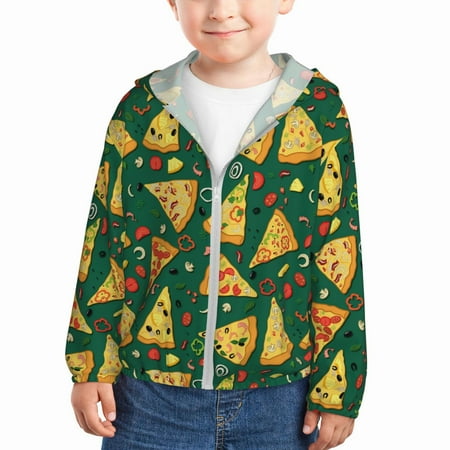 Rash Guard for Boys Girls - Pizza Lightweight Long Sleeve Sun Protection Jacket Hooded Cooling Swim Shirt with Zipper for Toddler Kids Children
Rash Guard for Boys Girls - Pizza Lightweight Long Sleeve Sun Protection Jacket Hooded Cooling Swim Shirt with Zipper for Toddler Kids Children