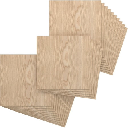 Ekena Millwork 23 3/4 W x 23 3/4 H x 1/4 T Wood Hobby Boards Red Oak (25-Pack)