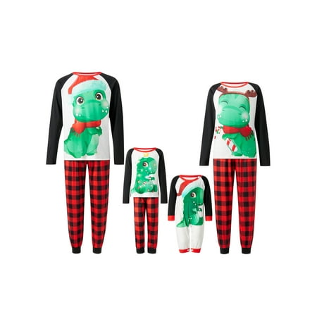 AMILIEe Matching Parent-Child Christmas Seepwear Christmas Cartoon Dinosaur Print Loungewear for Family
AMILIEe Matching Parent-Child Christmas Seepwear Christmas Cartoon Dinosaur Print Loungewear for Family