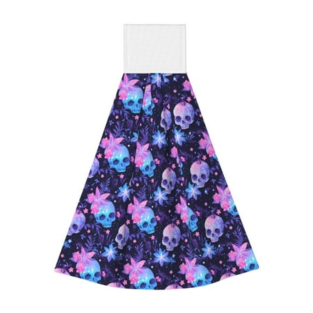 Zufioo Skull starry sky flower leaf Print Coral Fleece Velcro Hand Towel Hangable Absorbent Hand Towel Suitable for Kitchen Bathroom Household Items
Zufioo Skull starry sky flower leaf Print Coral Fleece Velcro Hand Towel Hangable Absorbent Hand Towel Suitable for Kitchen Bathroom Household Items