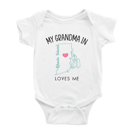My Grandma In Rhode Island Loves Me Baby Clothing For Boy Girl Bodysuits 18-24 Months
My Grandma In Rhode Island Loves Me Baby Clothing For Boy Girl Bodysuits 18-24 Months