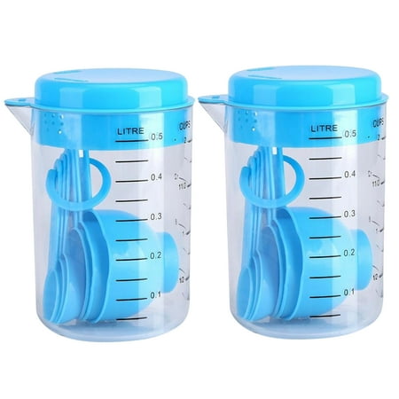 14 Pcs/2 Set Plastic Measuring Spoons And Cups Kitchen Cups Spoons Baking Cooking Tools (Blue)
14 Pcs/2 Set Plastic Measuring Spoons And Cups Kitchen Cups Spoons Baking Cooking Tools (Blue)