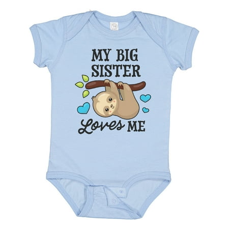 Inktastic My Big Sister Loves Me with Sloth and Hearts Gift Baby Boy or Baby Girl Bodysuit
Inktastic My Big Sister Loves Me with Sloth and Hearts Gift Baby Boy or Baby Girl Bodysuit