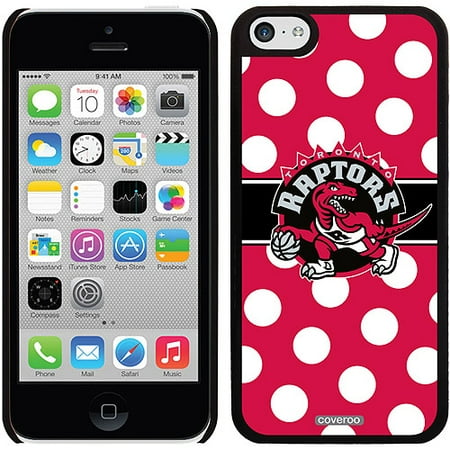 Toronto Raptors Polka Dots Design on Apple iPhone 5c Thinshield Snap-On Case by Coveroo