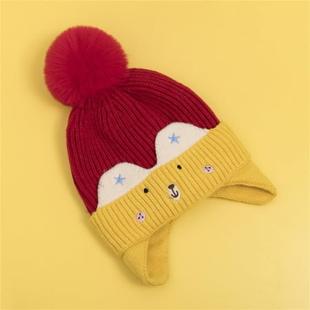 TOWED22 Baby Hats Baby Winter Hat Toddler Cartoon Beaniess Hats Girl Boy Pompom Beaniess For Kids Knit Warm Earflap Caps Red
TOWED22 Baby Hats Baby Winter Hat Toddler Cartoon Beaniess Hats Girl Boy Pompom Beaniess For Kids Knit Warm Earflap Caps Red