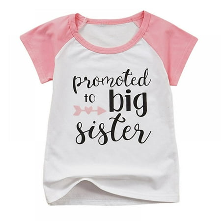 GYRATEDREAM Promoted to Big Sister Shirt for Little Girls Toddler Baby Announcement Outfits 2-7 Years
GYRATEDREAM Promoted to Big Sister Shirt for Little Girls Toddler Baby Announcement Outfits 2-7 Years