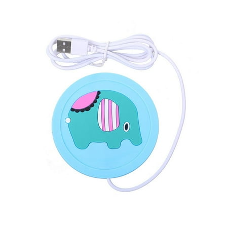 Office USB Power Suply Insulation Coaster Silicone Mug Heater Heating Coaster Cup Heating Mat Cup Holder ELEPHANT 
Office USB Power Suply Insulation Coaster Silicone Mug Heater Heating Coaster Cup Heating Mat Cup Holder ELEPHANT