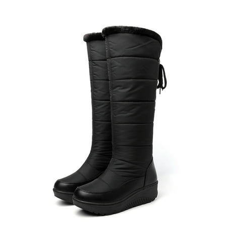 Waterproof Non-slip Outdoor Knee Boots Warm Plush Inner Flat Lace Up Back Sports Sneakers Women s Footwear
Waterproof Non-slip Outdoor Knee Boots Warm Plush Inner Flat Lace Up Back Sports Sneakers Women s Footwear